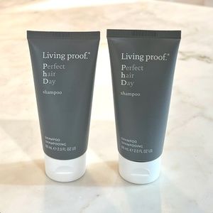 (2) Living Proof Perfect Hair Day Shampoo Mini 2 oz. SEALED